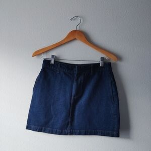 BDG Dark Blue Denim Skirt